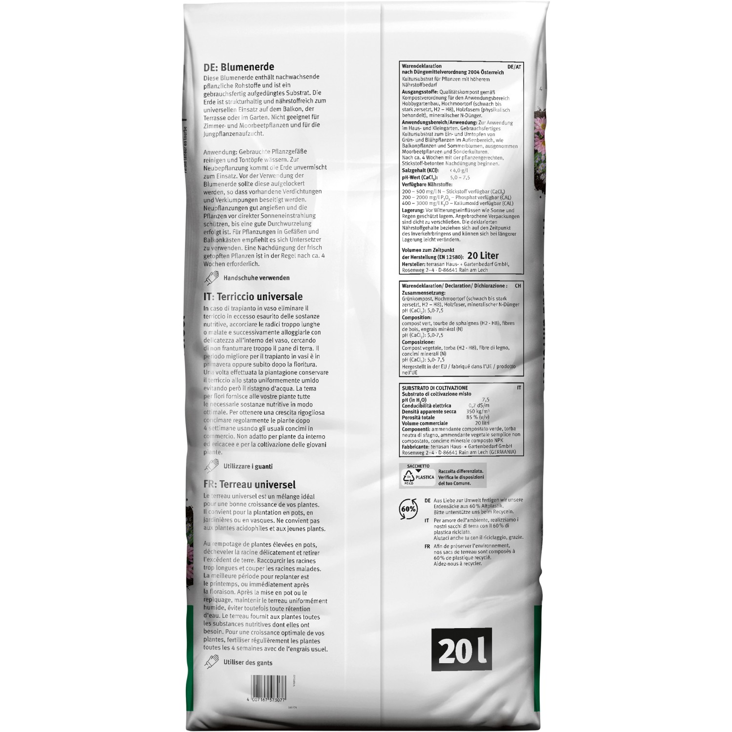 Blumenerde 20 l kaufen bei OBI