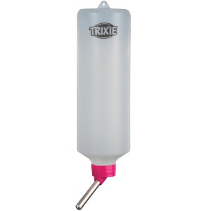 Trixie Kleintiertränke, 600 ml, mit Drahthalter und Kugelventil. Ideal für Nager.