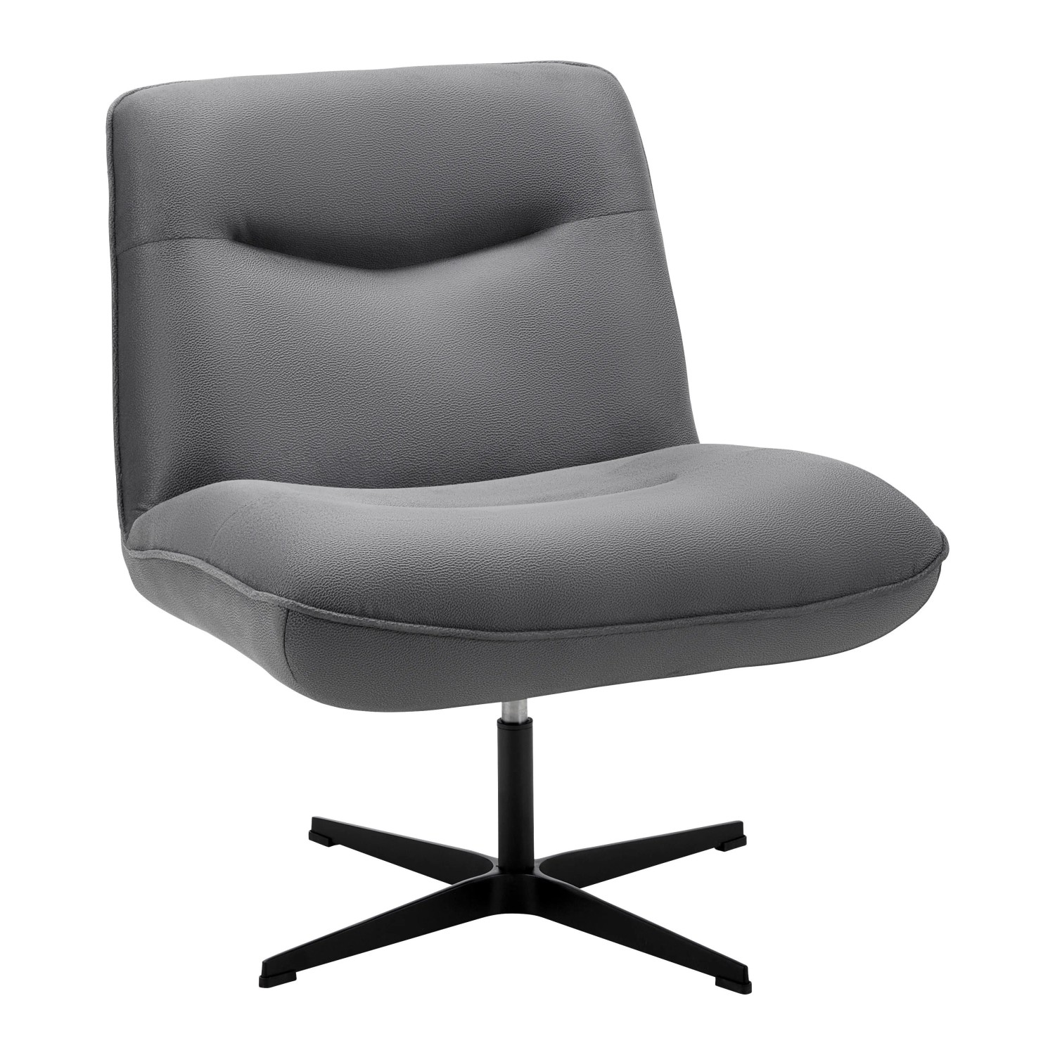 Bessagi Home Sessel Selena Grau Samt