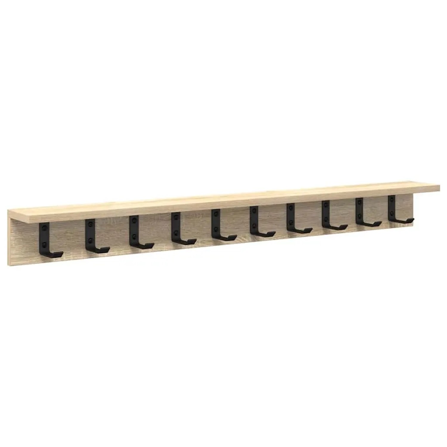 vidaXL Wandmontierter nachttisch Sonoma-Eiche 100 x 10,5 x 10,5 cm 874373