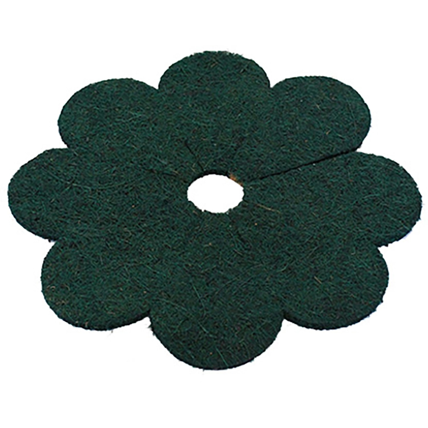 Mulchscheibe Blume Ø 37 cm Grün 3er Set