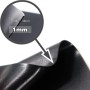 Detailaufnahme: Schwarze Aquagart Teichfolie aus PVC, 1mm stark, für Gartenteiche.