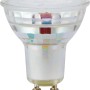 GU10 LED Leuchtmittel, 4W, warmweißes Licht für Wohnräume.