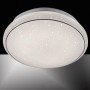 Weiße LED-Deckenleuchte Jupiter Ø 35 cm mit Sternenhimmel-Optik für Innenräume.