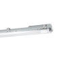 Graue Eglo LED-Feuchtraumleuchte Basic Plus, 1-flammig, 156 cm, für Bad und Keller geeignet.