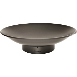 VASNER Sunty S1 Feuerschale, rund, Ø 61cm, aus Stahl mit schwarzer Pulverbeschichtung.