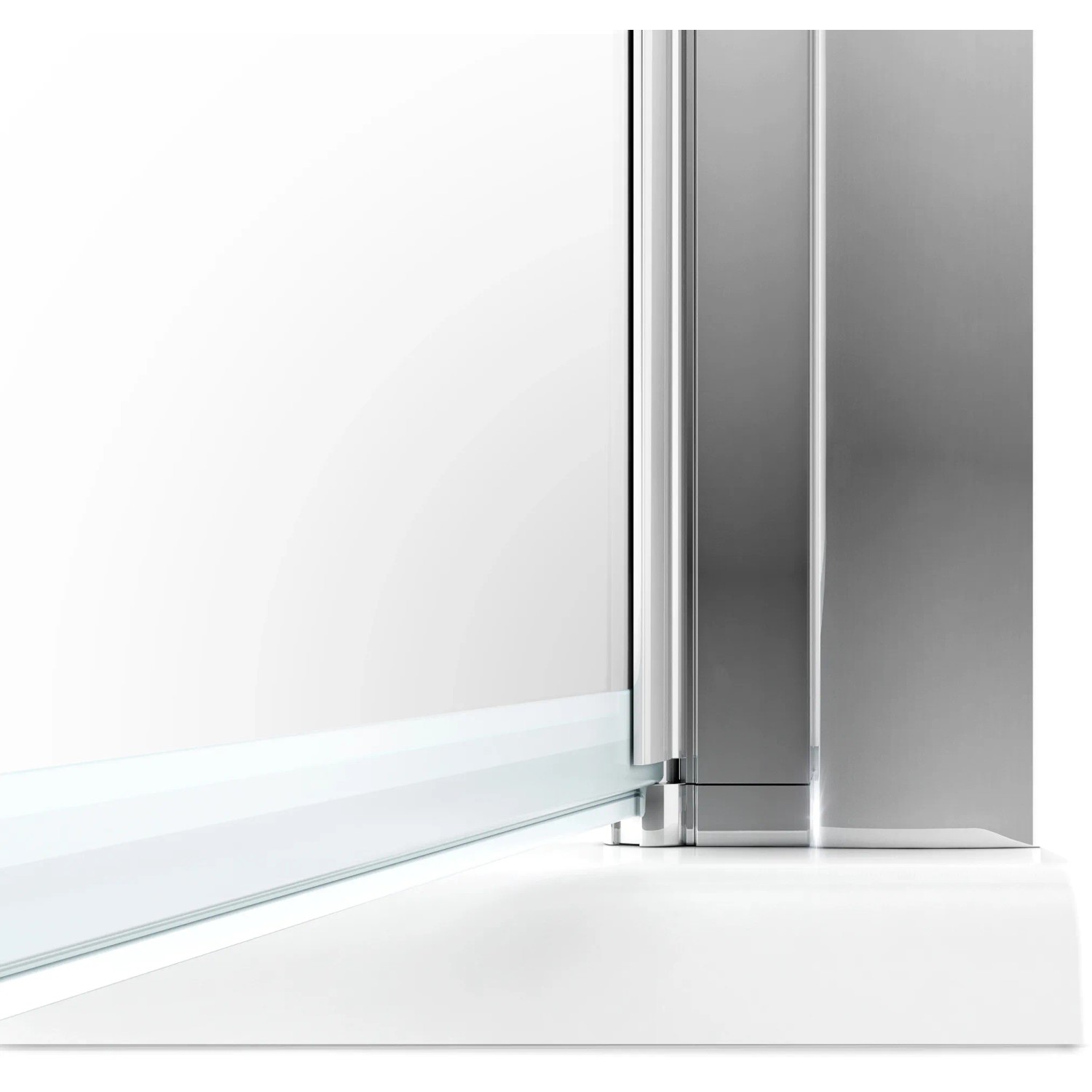 Detailaufnahme: Schulte ExpressPlus Eckeinstieg AlexaStyle2.0 mit Duschwanne.