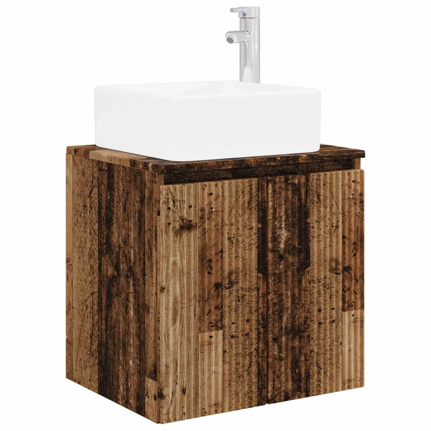 vidaXL Wandmontierte Waschtisch Altholz 49,5 x 41 x 63 cm 890410