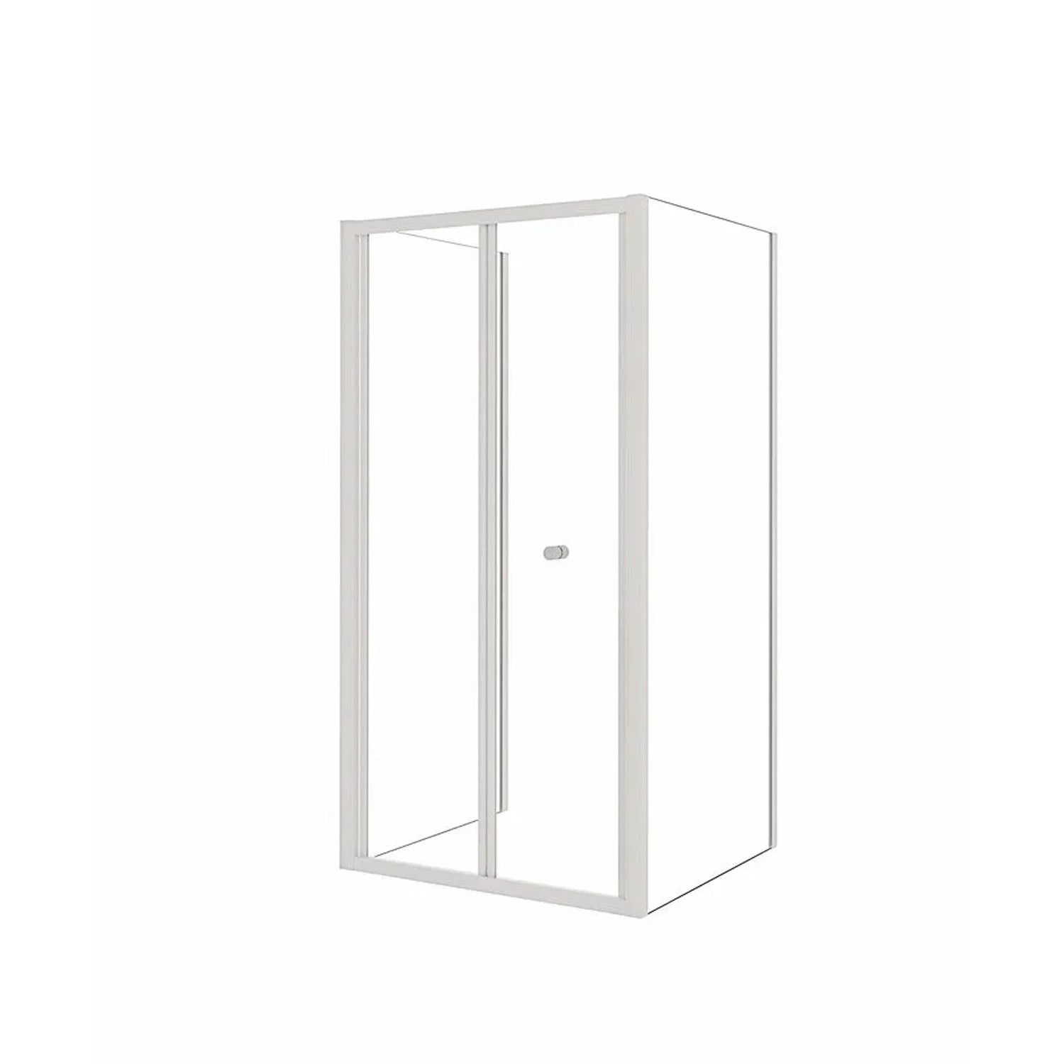 Duschparadies Duschkabine 70 x 70 x 70 cm U-FORM Duschkabine 5mm ESG Sicherheitsklarglas Höhe 185cm Duschtür x 2 Seitenwand Dusche U-Kabine