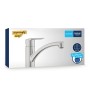 Grohe QuickFix Spültischarmatur Start Supersteel mit niedrigem Auslauf im Karton.