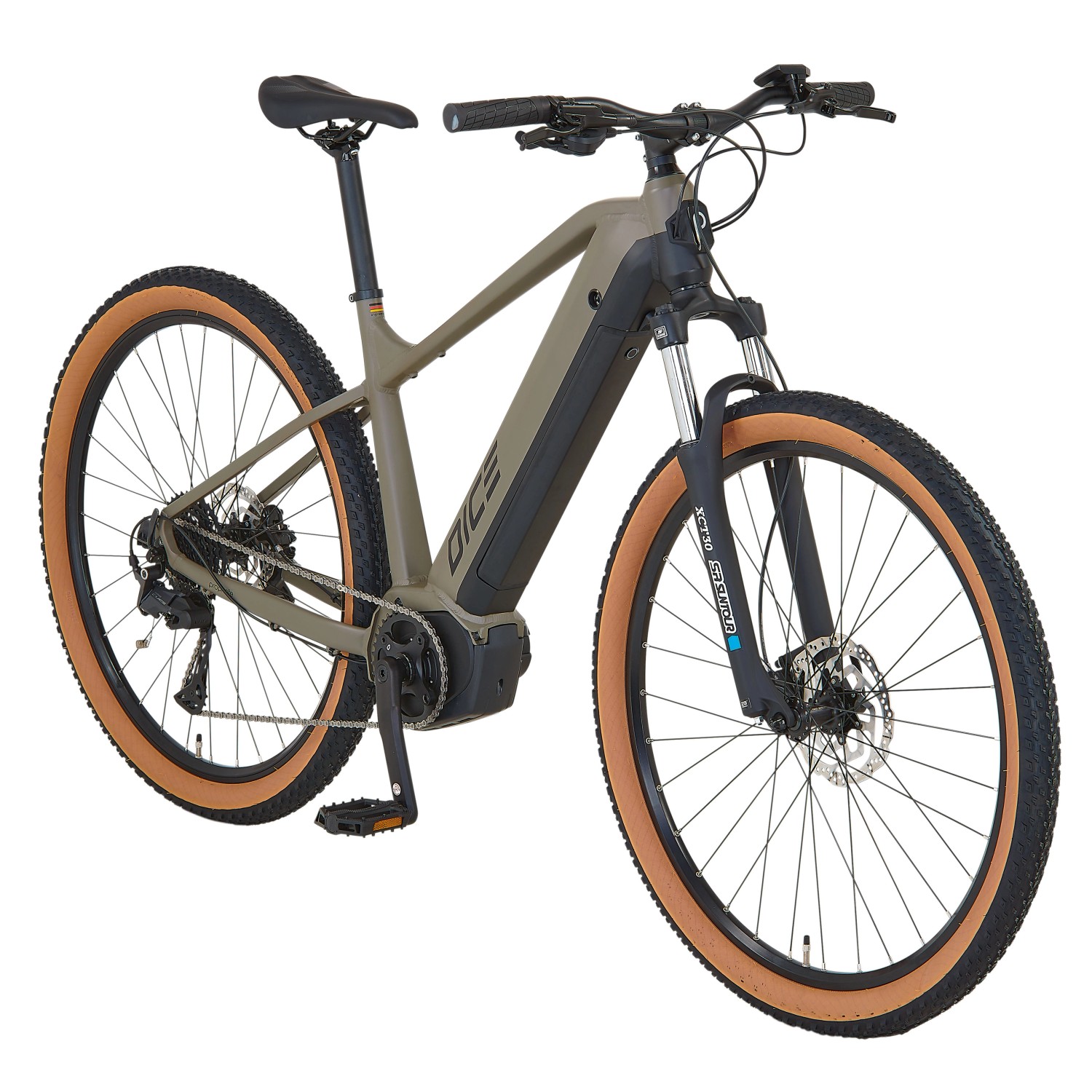 Prophete E-Bike MTB Dice 3.0 Grau-Schwarz Matt 29 Zoll