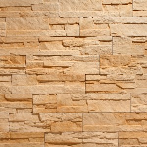 Stegu Verblender Nepal Braun: Wandverkleidung aus Stein in warmen Brauntönen.