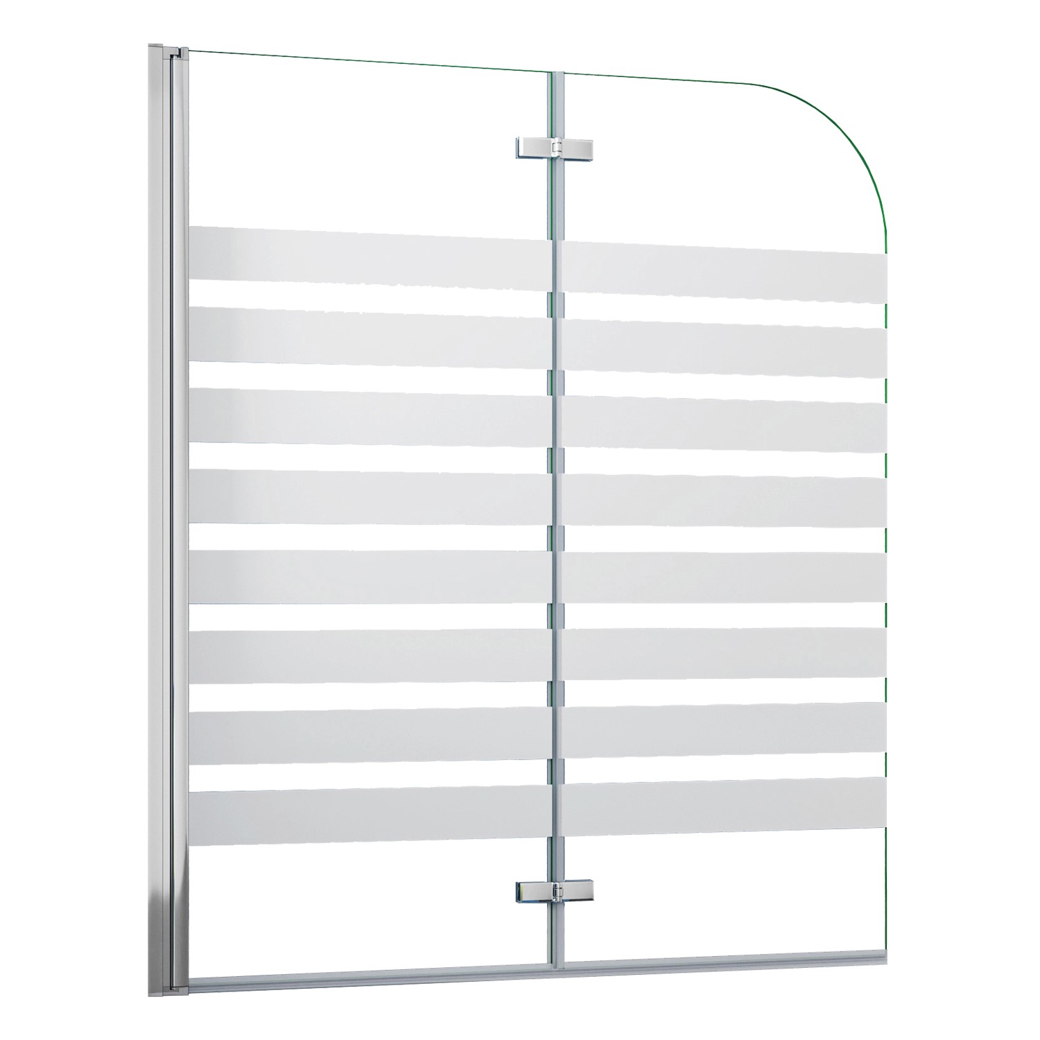 AICA 120x140cm Badewanneaufsatz 2-tlg.Faltwand Links Montage Duschwand 6mm günstig online kaufen