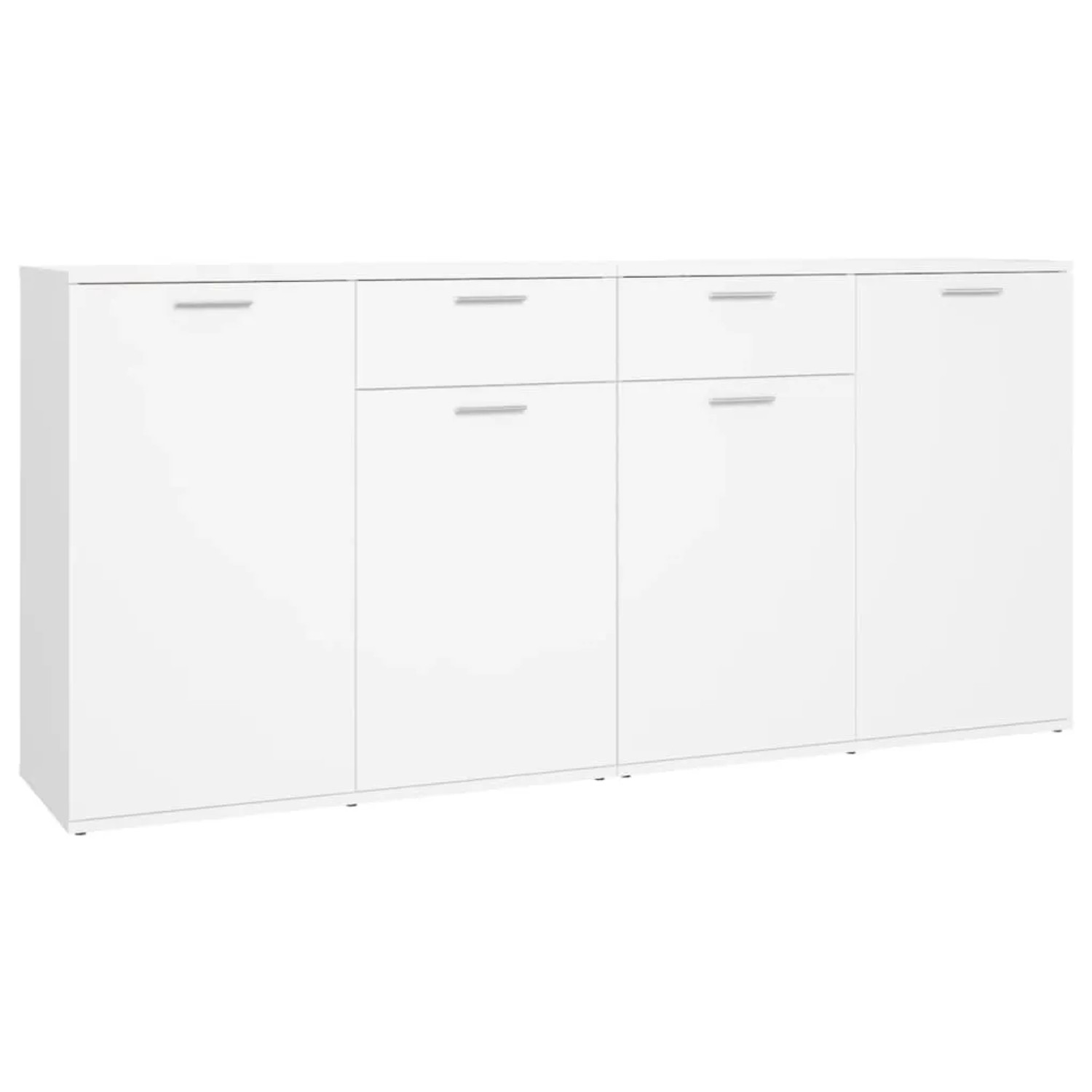 vidaXL Sideboard Weiß 160x36x75 cm Holzwerkstoff 3074927