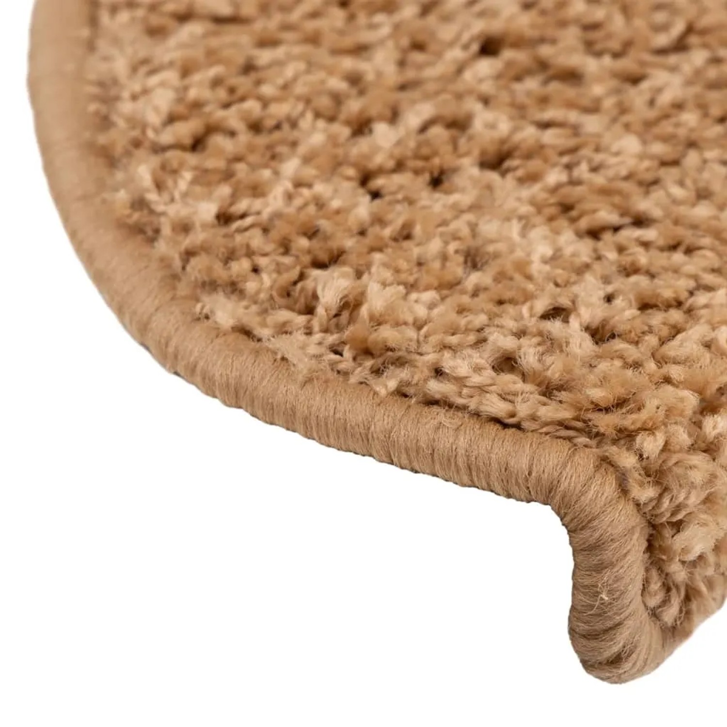 Beige, halbrunde Stufenmatte (65x21x4 cm) von vidaXL, Detailansicht.