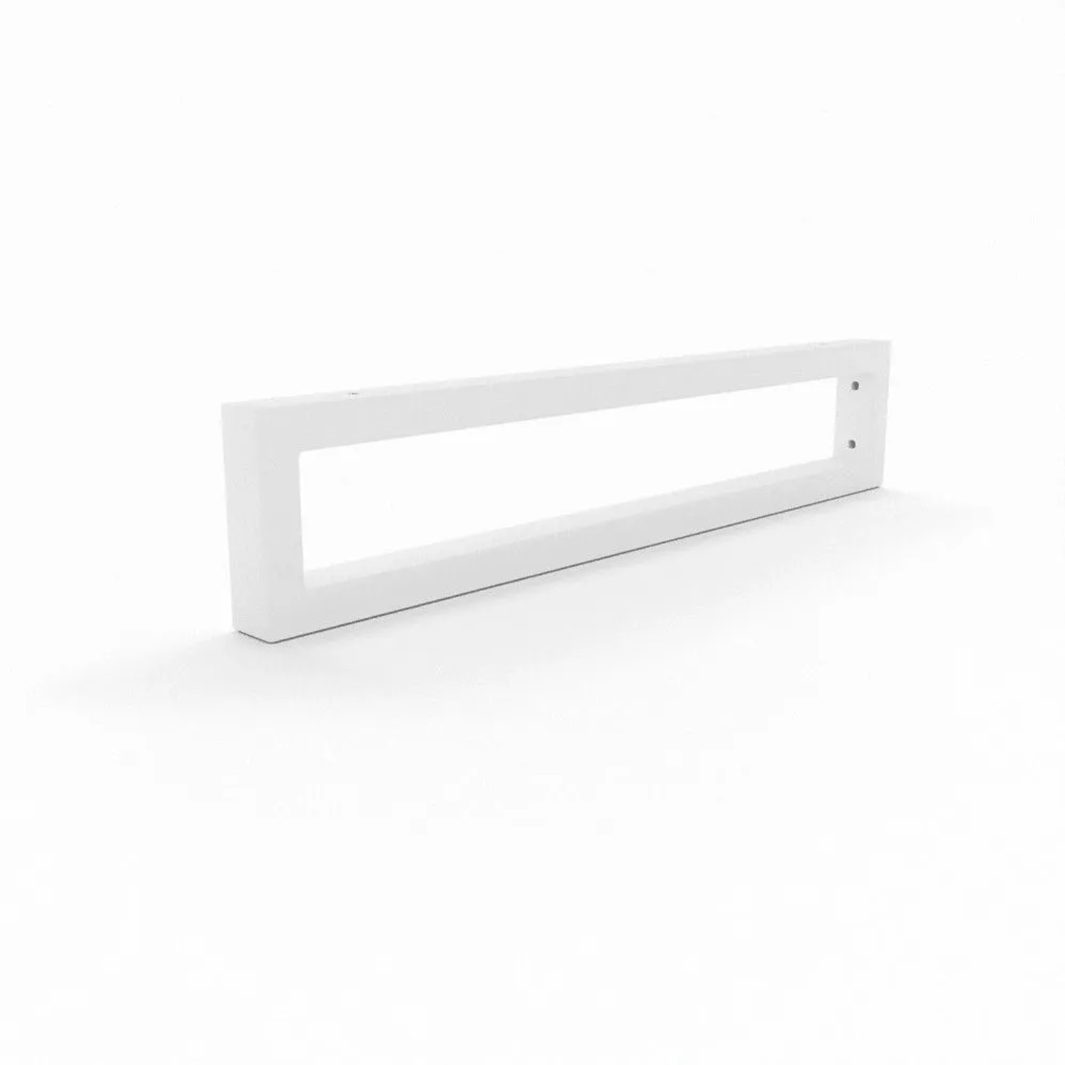 HEVVA Waschtischhalterung RHEIN 10 cm Hoch 50 cm Tief 1 Halter Weiß