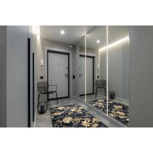 RugsX Läufer Antirutsch Monstera VG17671 Gold 80cm 230cm