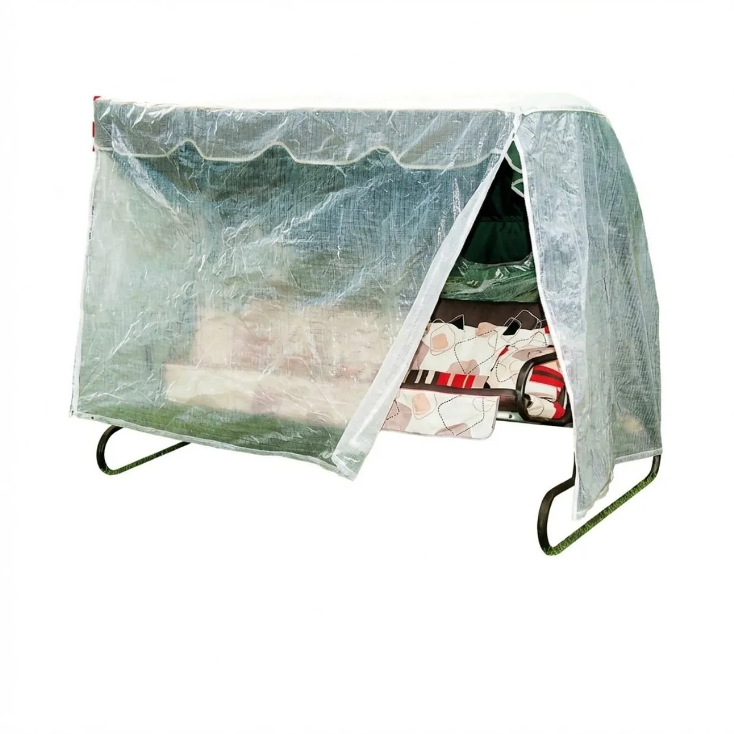 Boni-Shop Schutzhülle für Hollywoodschaukel Transparent 210 x 150 x 139 cm