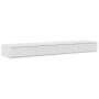 vidaXL Bettschubladen Weiß 135 x 36,5 x 16,5 cm Holzwerkstoff 866987