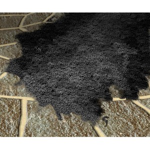 MEM Fix-Fertig-Fugenmörtel Basalt, 25 kg, eingefüllt in Pflasterfugen.
