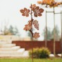 Ferrum Art Design Gartenstecker Vinea, 148 cm, Edelrost-Optik, Gartendekoration.