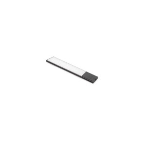 Schlanke Emuca USB LED-Wandleuchte Kaus, 600mm, schwarz-metallic, mit Bewegungssensor für Schränke.