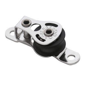 Seilflechter Liegeblock Micro XS mit Lasche, Edelstahl Beschlag für Seile bis 6mm.