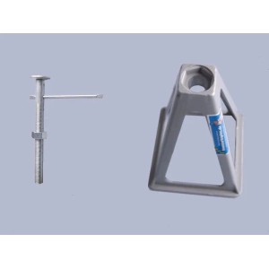 TRUTZHOLM Wohnwagenstützen (4er-Set), höhenverstellbar, Aluminium, bis 3600 kg Tragkraft.