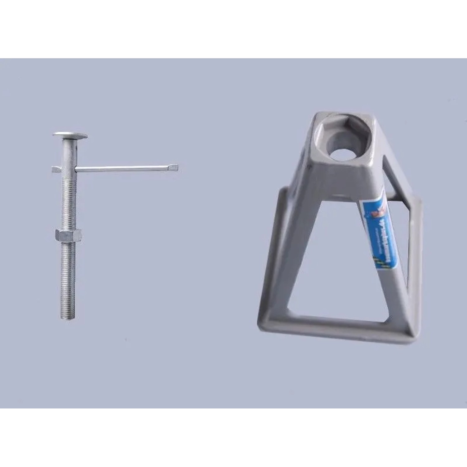 TRUTZHOLM Wohnwagenstützen (4er-Set), höhenverstellbar, Aluminium, bis 3600 kg Tragkraft.