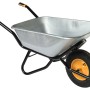 Haemmerlin Schubkarre Clipso Excellium, 120 l, verzinkte Tiefmulde, PU-Rad. Baugeräte für Garten und Bau.