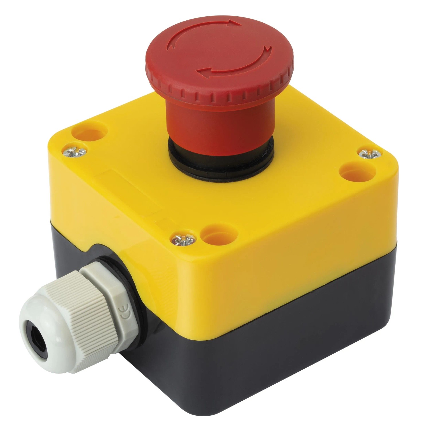 Blanko Not-Aus-Gehäuse mit Schalter