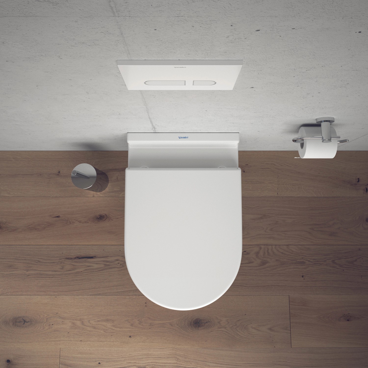 Duravit Wand WC Set Starck 3 Weiß Tiefspüler Inkl. WC-Sitz mit  