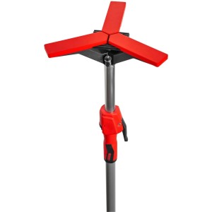 Bessey Deckenstütze STE 3000: Montagestütze mit rotem Dreifuß und grauem Teleskoparm.