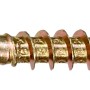Gelb verzinkte LUX Spanplattenschraube 5x80 mm mit TX-Antrieb, 300 Stück, für Holz und Kunststoff.