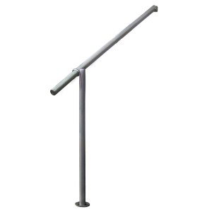 Treba Eingangsgeländer-Set GE1, Bodenmontage, 150 cm, Edelstahl.