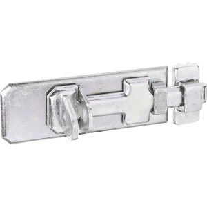 Sicherheits-Schlossriegel, 14 cm, Stahl verzinkt, für Scharniere & Beschläge.