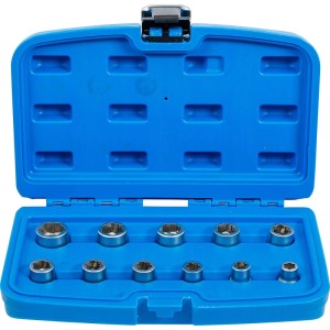 BGS Ausdreh Satz Für Schrauben Und Muttern 10 Mm  3 8 Zoll  Metrisch 11Tlg  8383