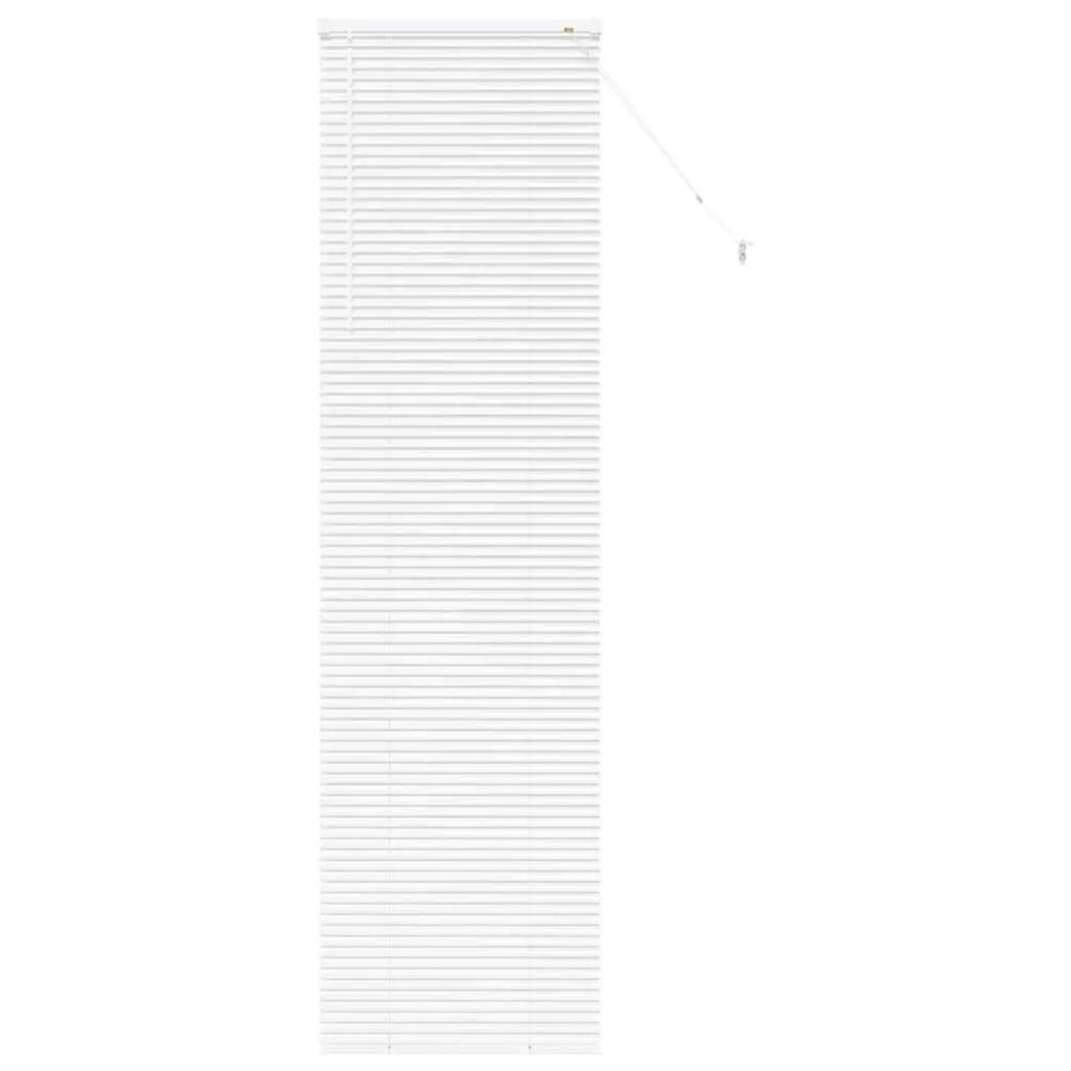 vidaXL Balkenjalousien mit Vorhängen Weiß 220 x 60 cm Aluminium 42006014 günstig online kaufen