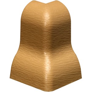 System 8 Außenecke in Buche für Laminat & Parkett, Detailansicht.