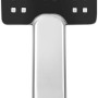 baliv Überkopfbrause-Set KBS-21-30, verchromt. Eckige Handbrause mit Antikalk-Noppen.