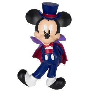 Disney 3D Statue Mickey Halloween, 20 cm, Gartendeko im Halloween-Look.