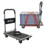 PROREGAL Transportwagen RHINO 150, klappbar, mit Werkzeugtasche und Sicherungsösen. Traglast 150kg.