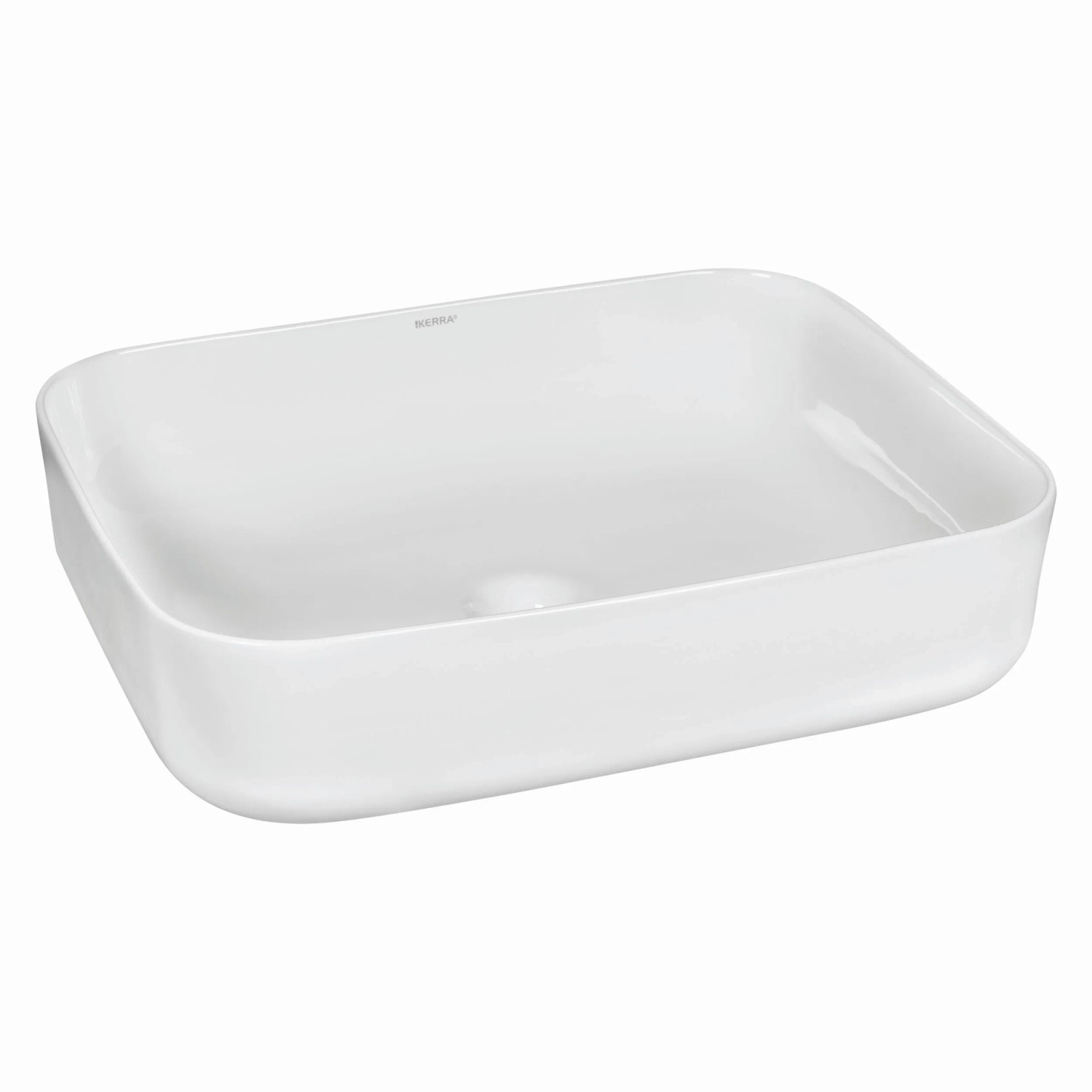 Kerra Aufsatzwaschbecken KR-384 Weiß Glänzend