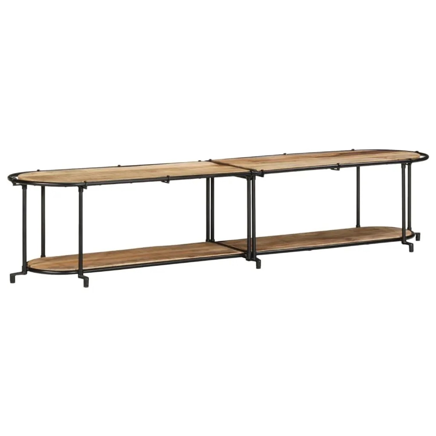 vidaXL TV-Regal 200x42x40 cm Raues Mangoholz 4013494