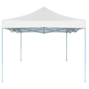 Weißes, faltbares Partyzelt 3x4 m von vidaXL mit Stahlrahmen für Outdoor-Events.