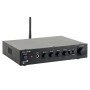 Schwarzer Dynavox ESA-18 MK BT Verstärker mit Bluetooth und Karaoke-Funktion.