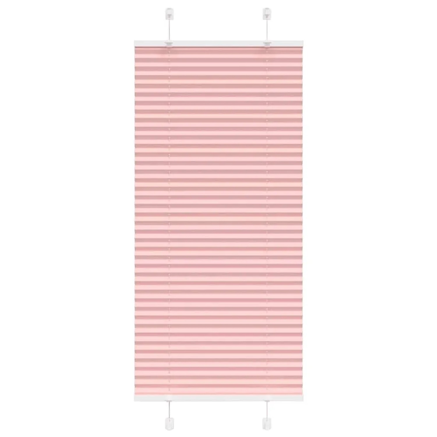 vidaXL Plissee Rosa 55x100 cm Stoffbreite 54,4 cm Polyester 4015423