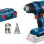 Bosch Professional Akku-Heißluftgebläse GHG 18V-50 Solo mit L-Boxx und Zubehör.