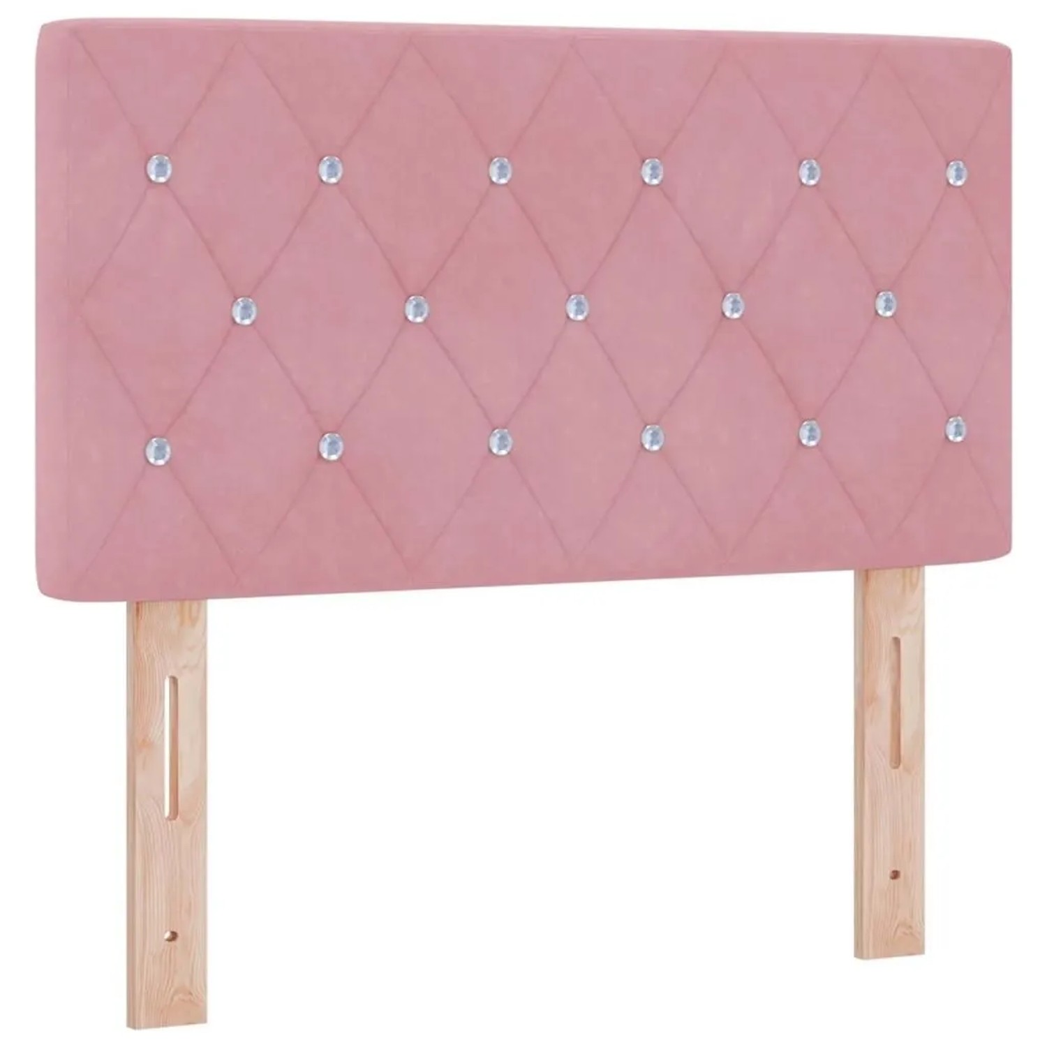 vidaXL Kopfteil mit Kopfteil Rosa 80 cm Kunstleder 42007074
