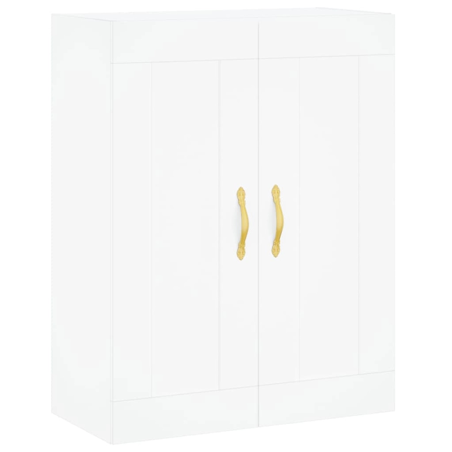 vidaXL Wandschrank Weiß 69,5x34x90 cm Holzwerkstoff 835010 günstig online kaufen